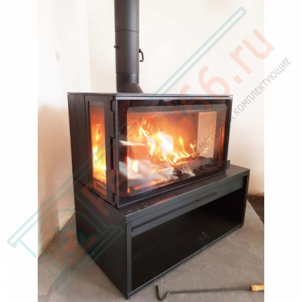 Чугунная печь-камин Eco Minimal 50 (Plamen)