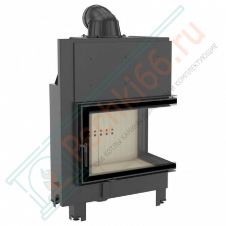 Стальная топка MBA/P/BS/SG, гнутое стекло (Kratki)