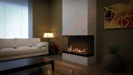 Встраиваемый биокамин Lux Fire Фронтальный 1040 S