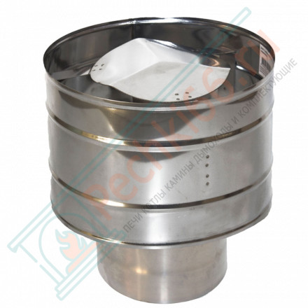 Оголовок с дефлектором (НЕРЖ-439/0,5-ОЦИНК/0,5) d-200/280 (УМК)