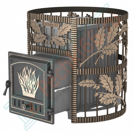 Чугунная печь для бани Эверест 24 Ковка (281) (Everest)