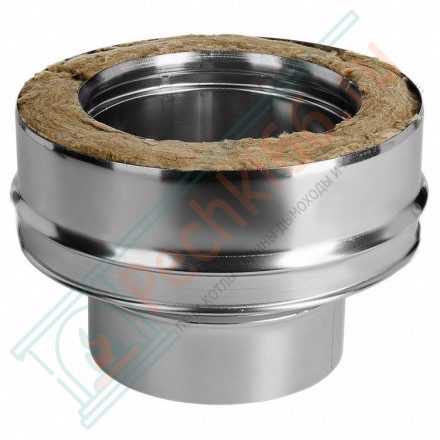 Переход моно-термо (НЕРЖ-321/0,8-НЕРЖ-439/0,5) d-300/380 (Дымок-Lux)