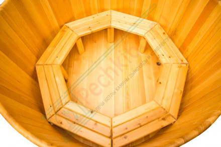 Купель кедровая круглая 110х110х100 (НКЗ)