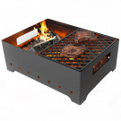 Стальной мангал "Турист 2" с чугунной решеткой "Стейк" (Везувий) Стальной мангал "Турист 2" с чугунной решеткой "Стейк" (Везувий)