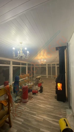 Печь-камин ЭкоКамин Бавария Три стекла под ключ (монтаж 08.2018)