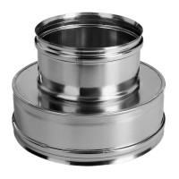 Переход термо-моно (НЕРЖ-321/0,8-НЕРЖ-439/0,5) d-130/210 (Дымок-Lux)