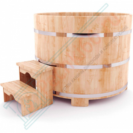 Купель кедровая круглая 150х150х120 (НКЗ)
