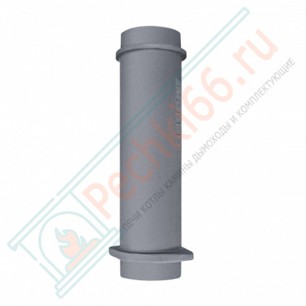 Чугунная ВЕРХНЯЯ труба для шибера 115/500мм (ТехноЛит)