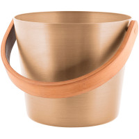 Ведро алюминиевое с бамбуковой ручкой Rento, шампань (Tammer-Tukku) Ведро алюминиевое с бамбуковой ручкой Rento, шампань (Tammer-Tukku)