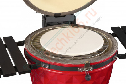 Керамический гриль Diamond Egg XL красный