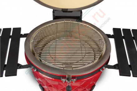 Керамический гриль Diamond Egg XL красный