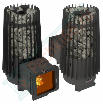 Печь для бани Cometa 180 Vega Long Window Max Pro (Grill’D)