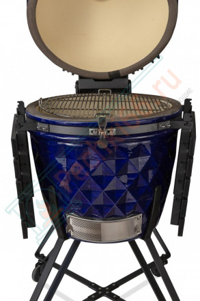 Керамический гриль Diamond Egg XL синий