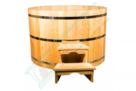 Купель кедровая круглая 200х200х120 (НКЗ)