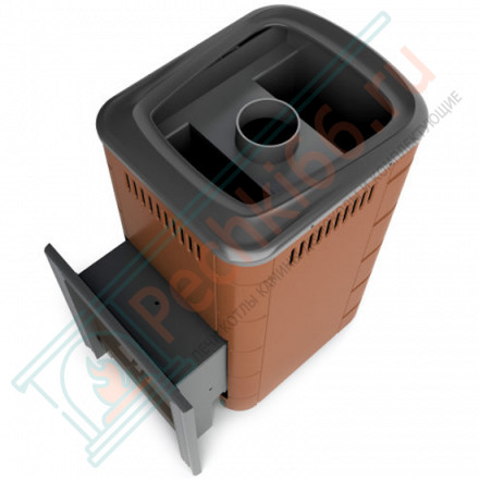 Газовая печь для бани Уренгой 2018 Inox БСЭ терракота (T.M.F)