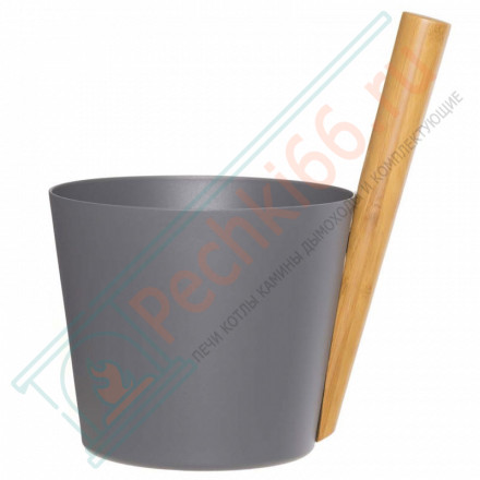 Бадья для сауны алюминиевая Rento, серый (Tammer-Tukku)