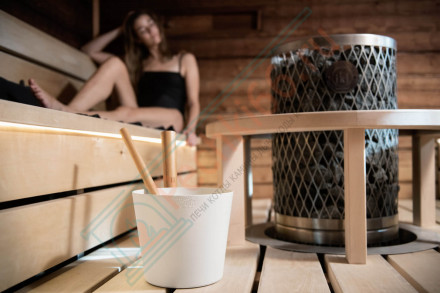 Бадья для сауны алюминиевая Rento, белый (Tammer-Tukku)