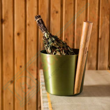 Бадья для сауны алюминиевая Rento, белый (Tammer-Tukku)