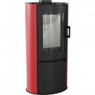 Печь-камин KOZA/AB/S/DR/KAFEL, красный (Kratki)