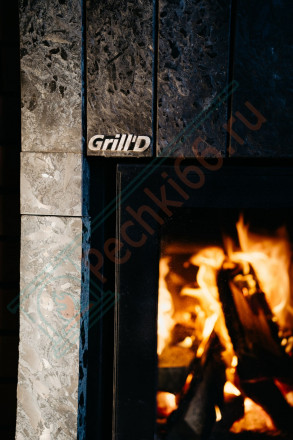 Дровяная банная печь Grill'D Shaman Long (3 каменки)