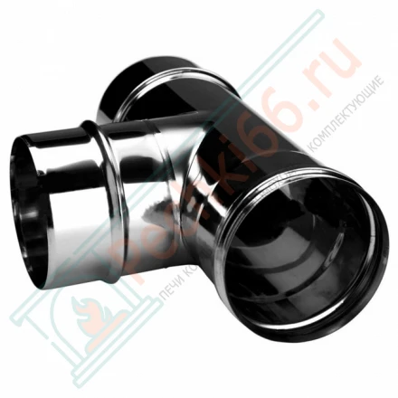 Тройник одностенный 90° (AISI-321/0,8мм) d-200 (Вулкан)