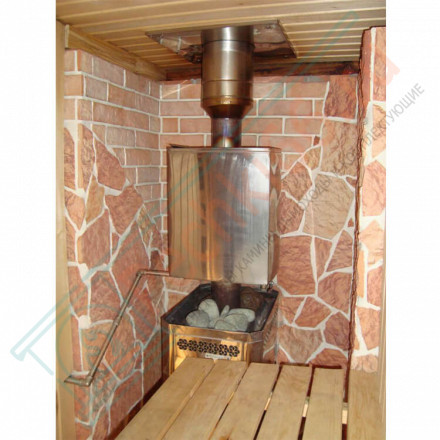 Плитка прямая Рваный камень Мини (0.84 м2 в коробке) (Терракот)