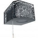 Обливное устройство для бани Каскад 40 л, хохлома черный (Изистим)