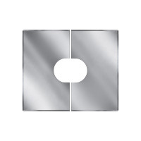 Фланец разрезной 0/20º без изол 750х800 на трубу V50R (AISI-304/0,5) d-150/250 (Вулкан)