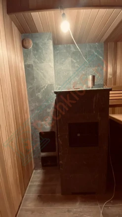 Печь для бани ИзиСтим Геленджик в талькохлорите под ключ (монтаж 03.04.2021)