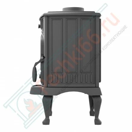 Печь-камин отопительная ПМЧ-12С, с патиной (Сибирский ЖАР)