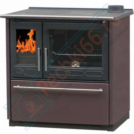 Отопительно-варочная плита TERMO GLAS, коричневая (Plamen) 15 кВт