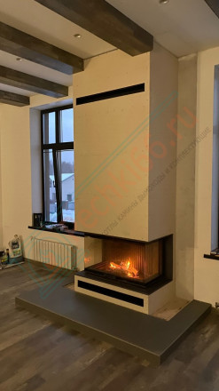 Каминная топка Астов П3С 10057 под ключ (монтаж 12.2022)