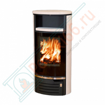 Печь-камин Atlantik 5, мокка крем (ABX)
