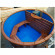 Японская баня Фурако круглая с пластиковой вставкой с внутренней печкой 150х150х120 (НКЗ) в Оренбурге