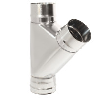 Тройник моно 45° ТРМ(М)-Р (304-0.8) d-250 (ТиС Стандарт)