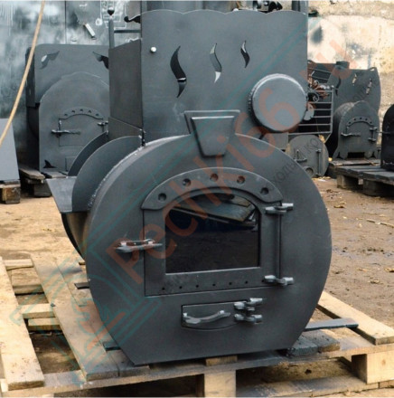 Банная печь Горыныч 3 со стеклом, под бак 100 л (ТермоСфера)