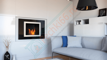 Биокамин OSCAR, белый (Kratki)