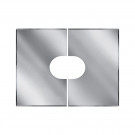 Фланец разрезной 21/32º без изол 900х1020 на трубу V50R (AISI-304/0,5) d-300/400 (Вулкан)