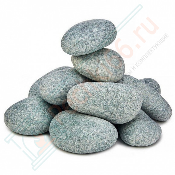 Камень для бани Жадеит шлифованный средний, м/р Хакасия (ведро), 20 кг в Оренбурге