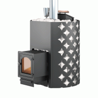 Чугунная банная печь Etna 24 ДТ- 4С Закрытая каменка (Этна)