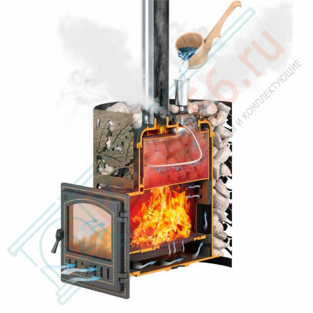 Чугунная печь Эверест 24 Легкий пар (280) (Everest)