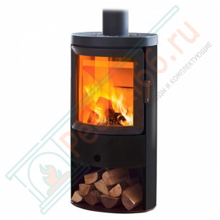 Печь-камин Thor Black, черный цвет (MCZ)