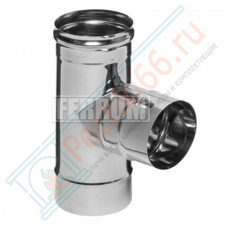 Тройник 90° (НЕРЖ-430/0,8) d-120 (Ferrum HF)