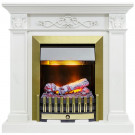 Электрический каминокомплект Verona - Белый дуб с очагом Danville Antique Brass FB2 (Dimplex) Электрический каминокомплект Verona - Белый дуб с очагом Danville Antique Brass FB2 (Dimplex)