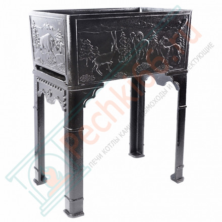 Мангал чугунный Красная книга-3 (Литтех)