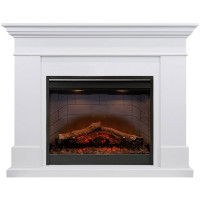 Каминокомплект California - Белый (Высота 1005мм) с электроочагом Symphony 26'' DF2608-INT