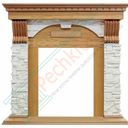 Портал Dublin - Дуб / Сланец белый (Высота 975мм)