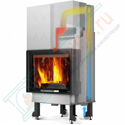 Каминная топка с водяным контуром TermoCamino WF25 D.S.A X (La Nordica)