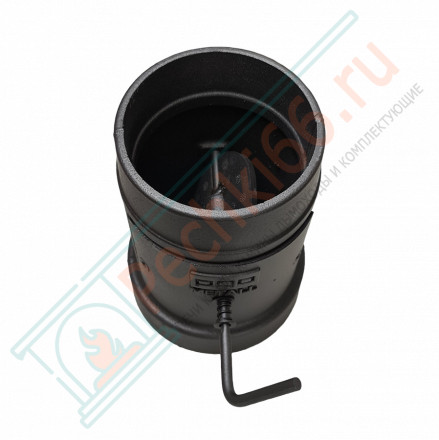 Стартовый дымоход 115-136 с ревизией и шибером (ProMetall)