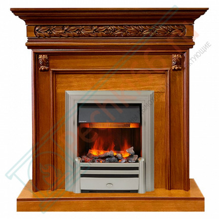 Каминокомплект Valletta - Орех с очагом Chesford